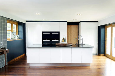 Design ideas for a contemporary kitchen in Kent.