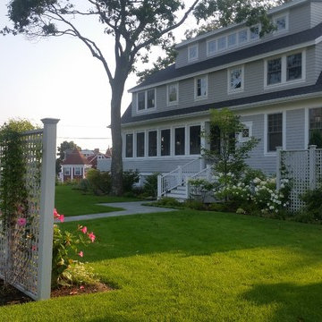 Totally New Landscape with Grass Auto Court