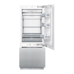Thermador 30" Built-in Flush Bottom Freezer Refrigerator, Stainless | T30IB800SP - Refrigerators