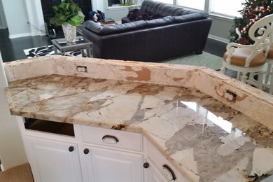 Inspiration for a contemporary kitchen remodel in Austin