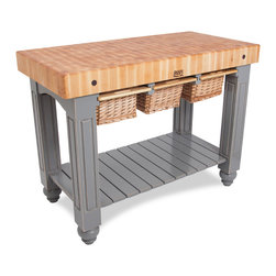John Boos Gathering Block 48"x24"x4" - Kitchen Islands And Kitchen Carts