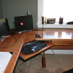 Desk- Cherry - Desks And Hutches
