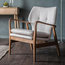 Jensen Mid Century Modern Accent Chair, Natural