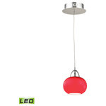 Elk Home - Elk Home Lca401-11-15 Ciotola 6'' Wide 1-Light Mini Pendant, Chrome - Elk Home LCA401-11-15 Ciotola 6'' Wide 1-Light Mini Pendant - Chrome. Collection: Ciotola. Primary Color/Finish: Chrome. Primary Color/Finish Family: Silver. Primary Material: Glass. Secondary Material: Metal. Dimension(in): 6(W) x 6(Depth) x 4(H). Bulb: (1)5W (Not Included). Color Temperature: 3000K (Warm White). Shade Dimension(in): 4(H). Safety Rating: UL/CSA.