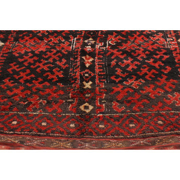 Vintage Moroccan Rug, 05'08 X 09'06