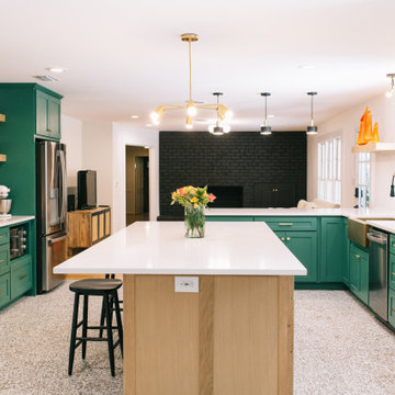 Vibrant Modern Kitchen