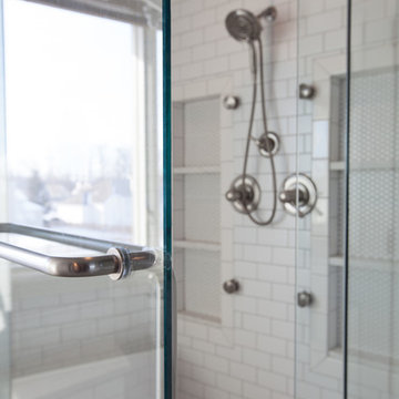 Master Bathroom Remodel from Traditional to Classic Transitional