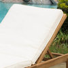 Outdoor Chaise Lounge with Cushion