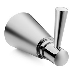 Maykke - Soma Wall Mount Double Towel Hook, Robe Coat Clothes Hanger, Polished Chrome - Robe & Towel Hooks