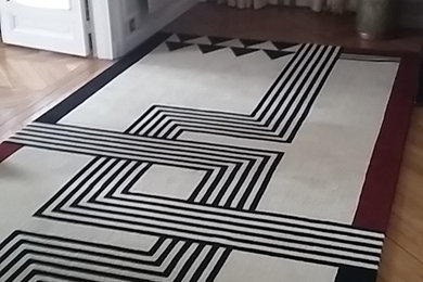 Cette photo montre un couloir rétro.