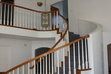Inspiration for a timeless staircase remodel in Albuquerque