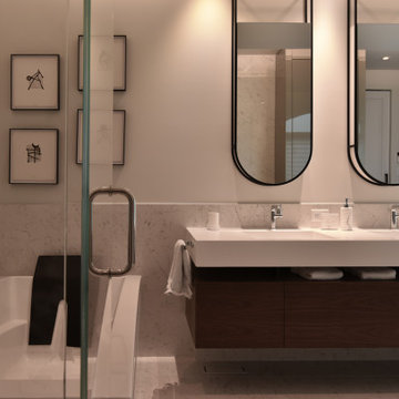 Salle de bain de la suite luxueuse
