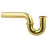 Bathroom Sink P Trap Bright Brass 1 1/2" Heavy Duty Renovators Supply