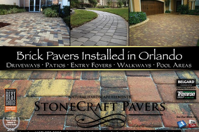 Brick Pavers Installed in Orlando by StoneCraft Pavers 407-575-3935