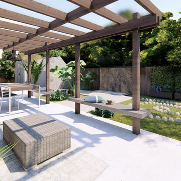 Transforming an Empty Backyard | Dry Tolerant Landscaping