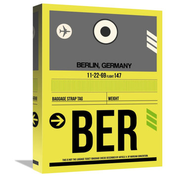 "BER Berlin Luggage Tag 1" Fine Art Print