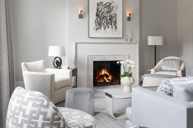 Living room - transitional living room idea in Miami