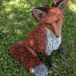 Vixen and Friend top view - Sculptures
