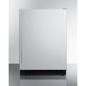 Summit AL54 24"W 4.8 Cu. Ft. Compact Freezerless Refrigerator - Stainless Steel