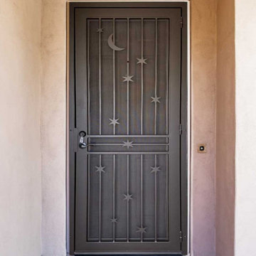 Starry Night Iron Security Door