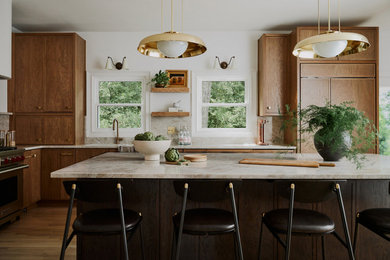 Minimalist kitchen photo in Atlanta