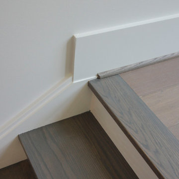 Project #79 | Minimalist Staircase with Black Horizontal Rods