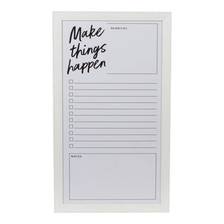 DESK TECH Small Dry Erase Hanging White Board for Wall