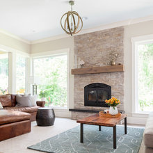 stone fire place