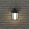 Bella Outdoor Black Lantern Wall Light