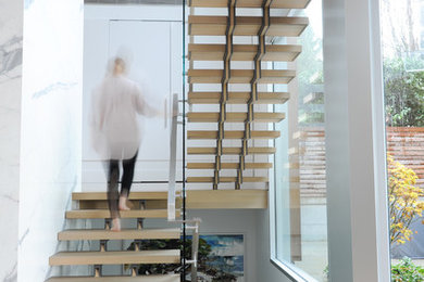 This is an example of a contemporary staircase in Vancouver.