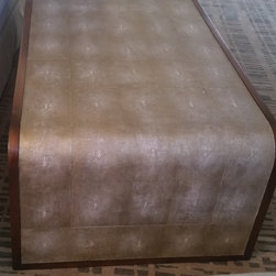 John Richard - Shagreen Waterfall Coffee Table see previous - Coffee Tables