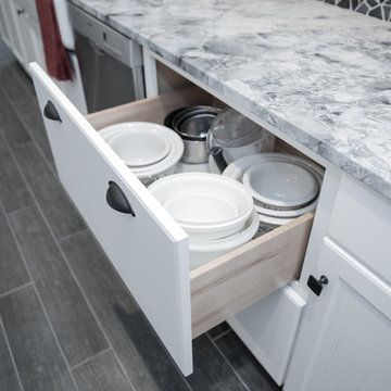 Elegant White Kitchen Remodel