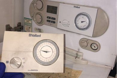 Boiler repair - installing a Vaillant mechanical clock