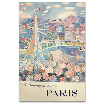 "Printemps Paris" by Vintage Apple Collection, Canvas Art
