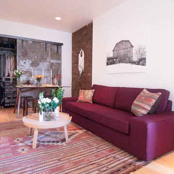 My Houzz: Rustic-Industrial Chic in a Manhattan Studio