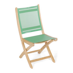 Wintons Teak Mendez Folding Chair - Outdoor Dining Chairs
