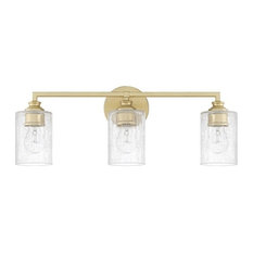 50 Most Popular Gold Bathroom Vanity Lights for 2019 | Houzz