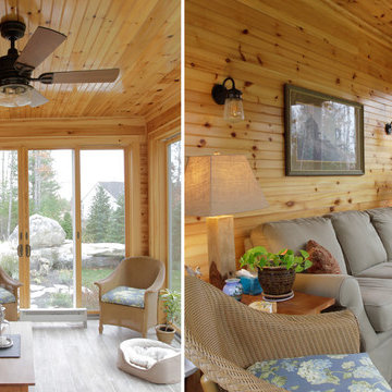 Eastern White Pine Craftsman Interior