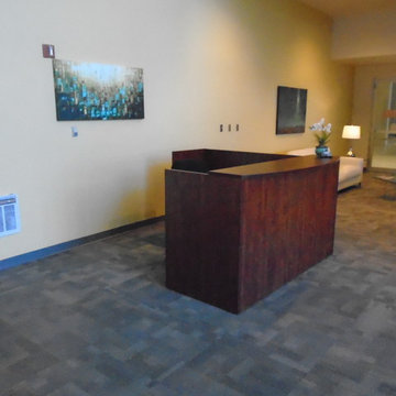 Before & After - Commercial Building Lobby Staging in Albuquerque, NM