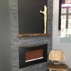 Urban Tree Salvage - Solid Wood Live Edge Reclaimed Mantle - Fireplace Accessories