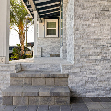 Modern Exterior & Hardscape Remodel by Nextgen Home Builders in Pasadena, CA