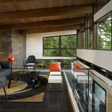 Beams with no stain - Contemporary (not rustic)