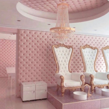 Nail Salon Design w/ Custom Bespoke Furniture