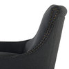 Florence Arm Chair, Dark Grey