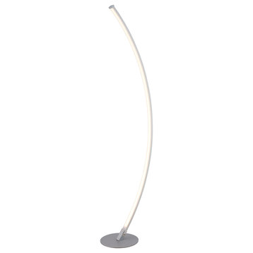Lite Source LS-83560 Monita 52" Tall LED Accent Floor Lamp - Silver