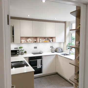 Luxury German kitchen in Kenton, Harrow by Kudos Interior Designs