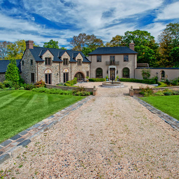 French Provincial Stone & Plaster Manor