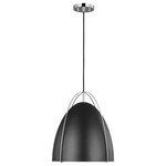 Visual Comfort Studio Collection - Norman 1-Light Pendant, Chrome - The Sea Gull Lighting Norman one light indoor pendant in chrome provides abundant light to your home, while adding style and interest.
