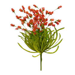 Shea's Wildflower - 20" Larkspur Bush, Dark Pink - Artificial Flower Arrangements