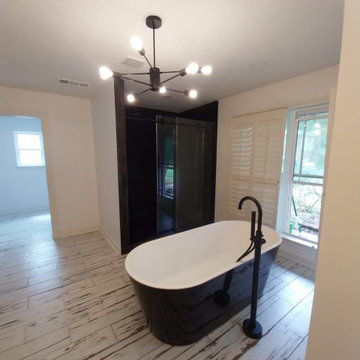 Conversion: Master Bedroom/Bath to Spacious Master Bathroom